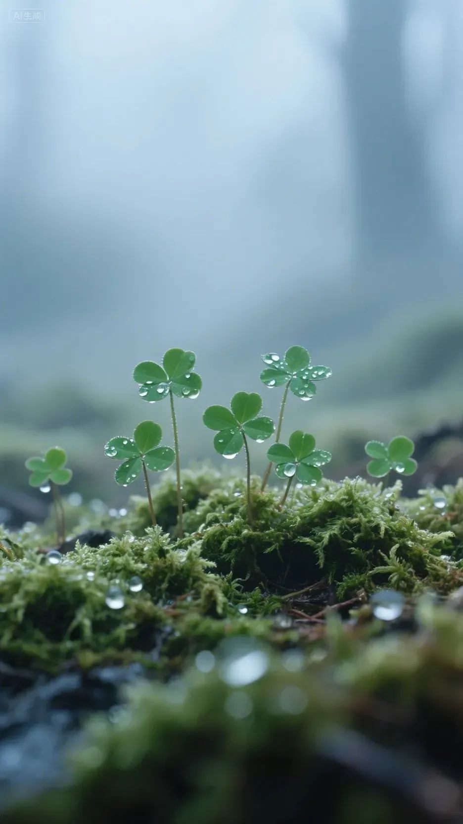 即梦AI画图教程:(一百零四)治愈系四叶草