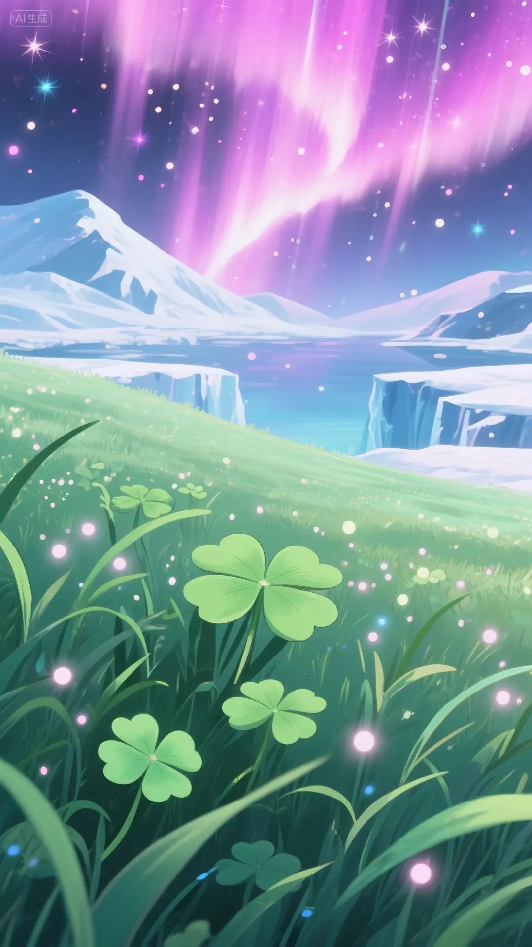 即梦AI画图教程:(一百零四)治愈系四叶草