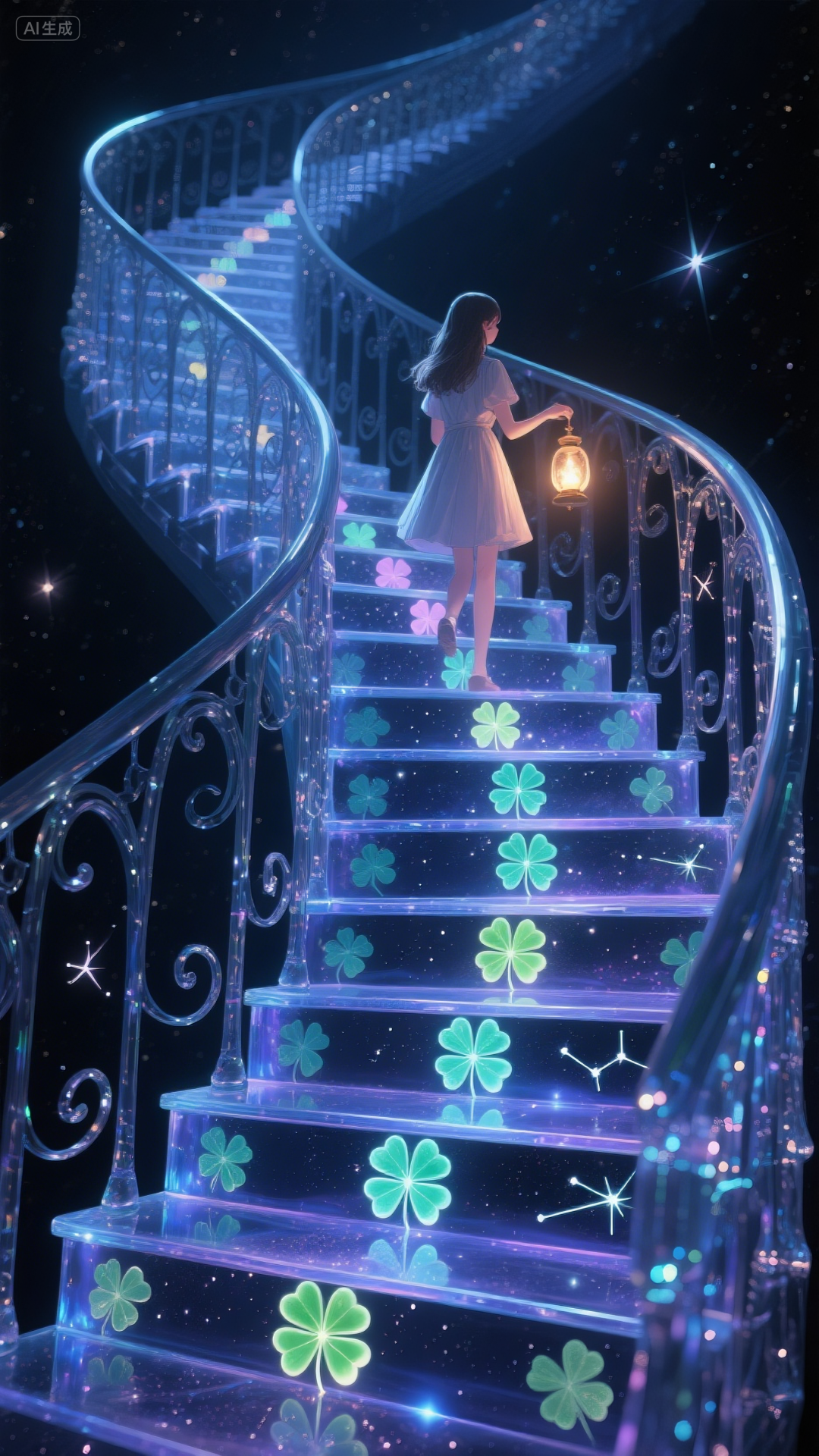 即梦AI画图教程:(一百零四)治愈系四叶草