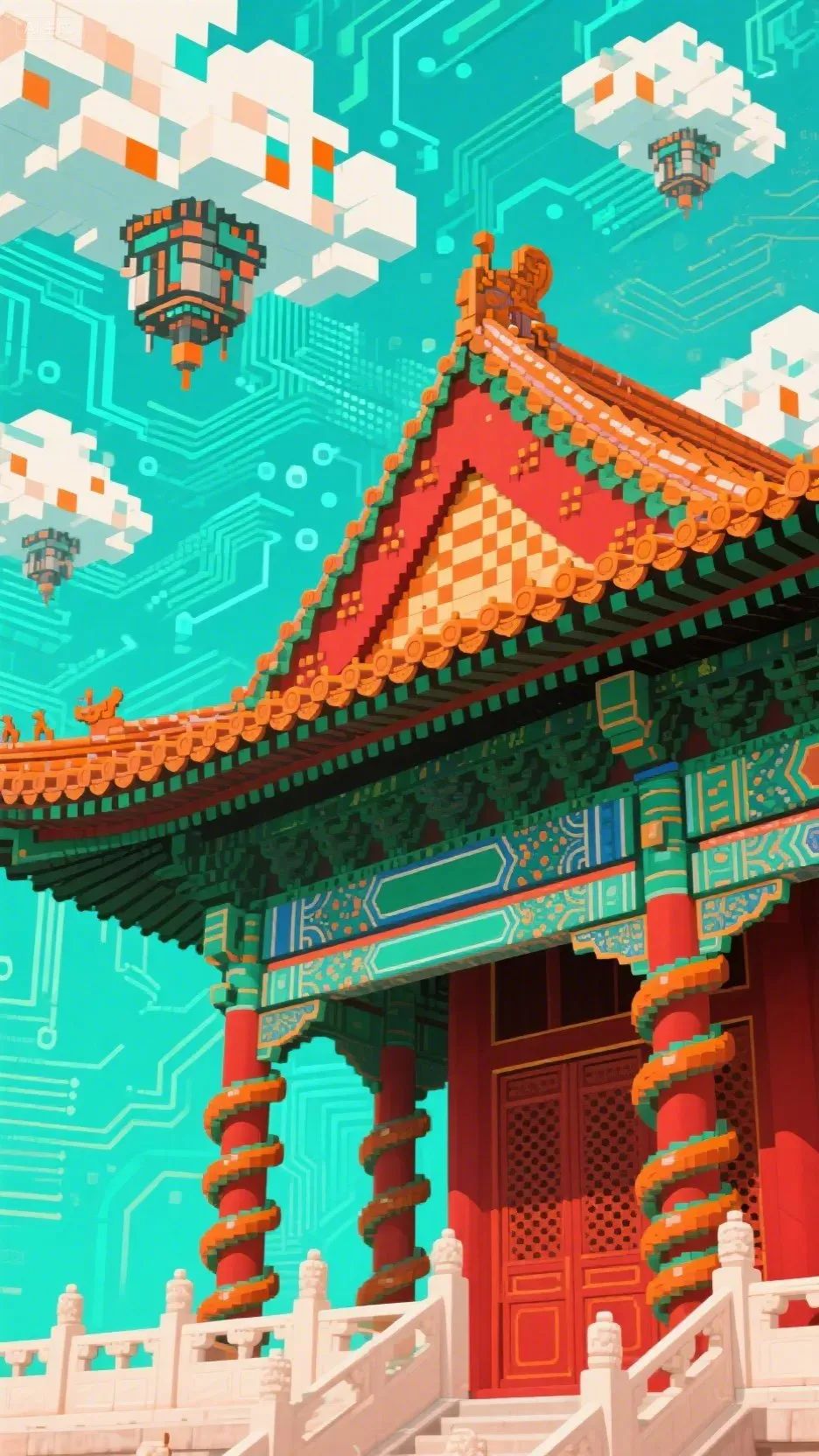 即梦AI画图教程:(一百一十五)孟菲斯风格插画