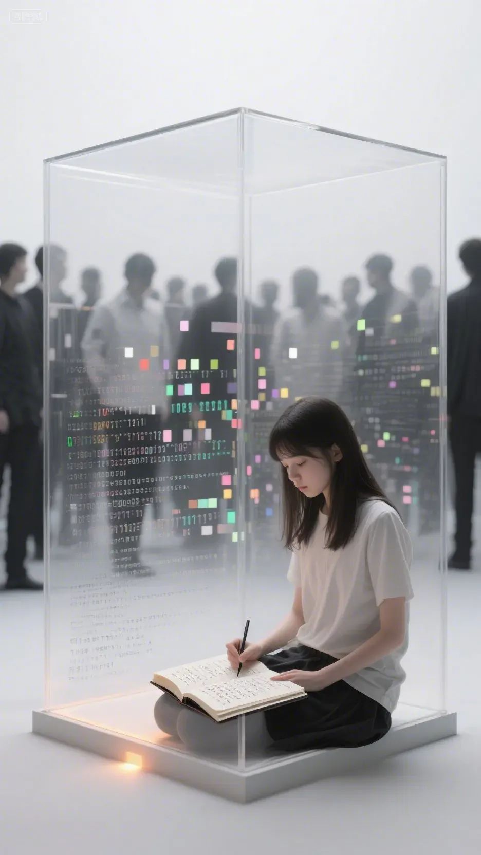 即梦AI画图教程:(一百一十四)故障艺术肖像