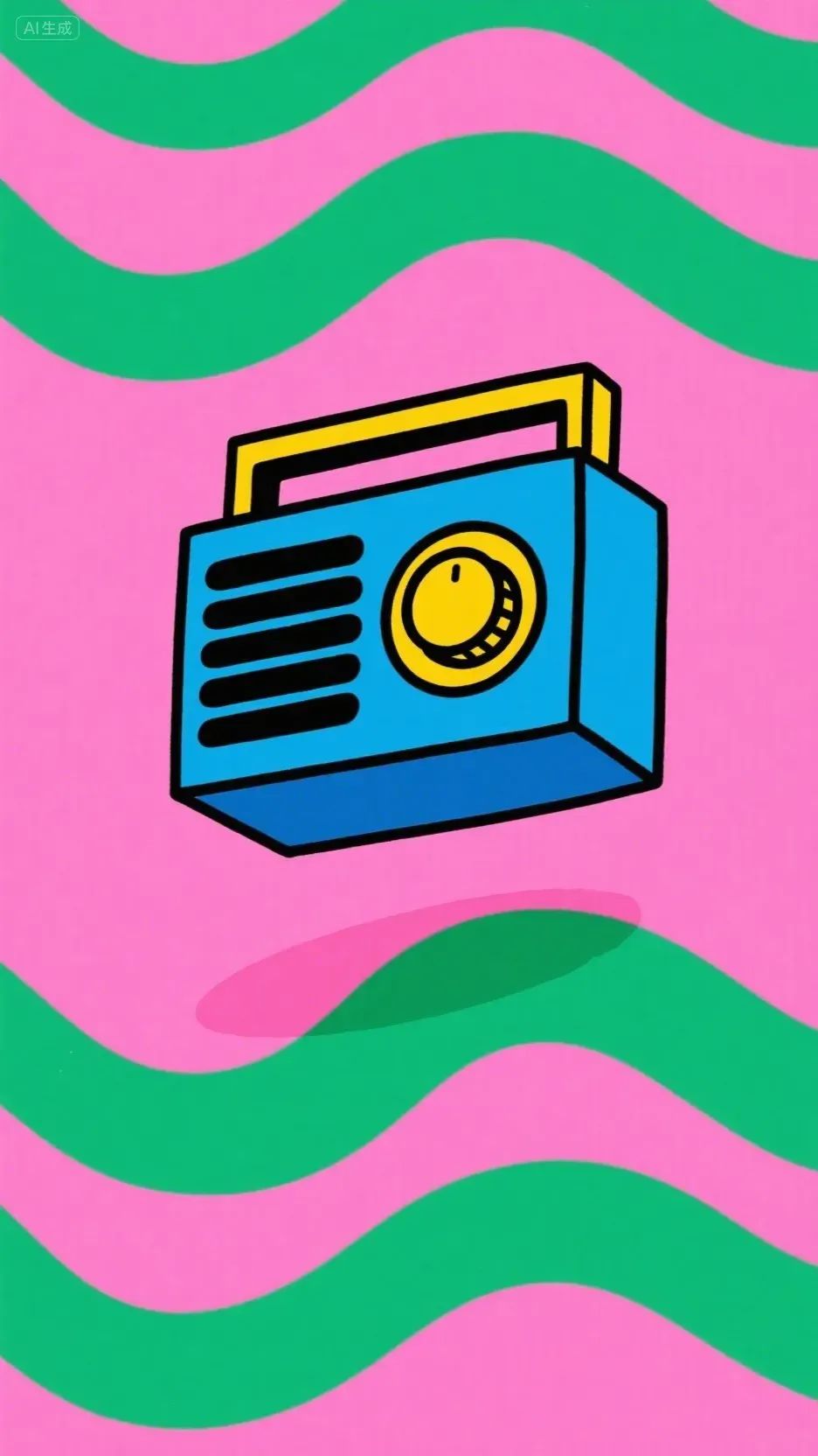 即梦AI画图教程：（一百一十五）孟菲斯风格插画