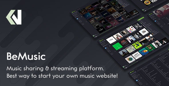 BeMusic3.0.9 – PHP音乐平台系统,音乐共享上传网站源码!