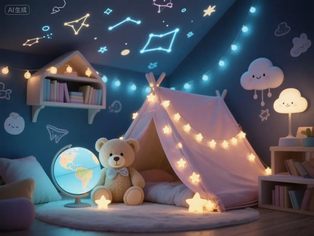 即梦AI画图教程:(一百)温馨卧室