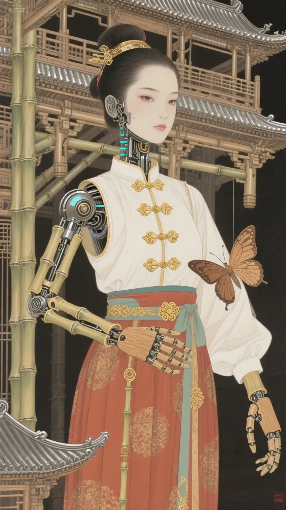 即梦AI画图教程:(一百零九)唯美古风妖怪