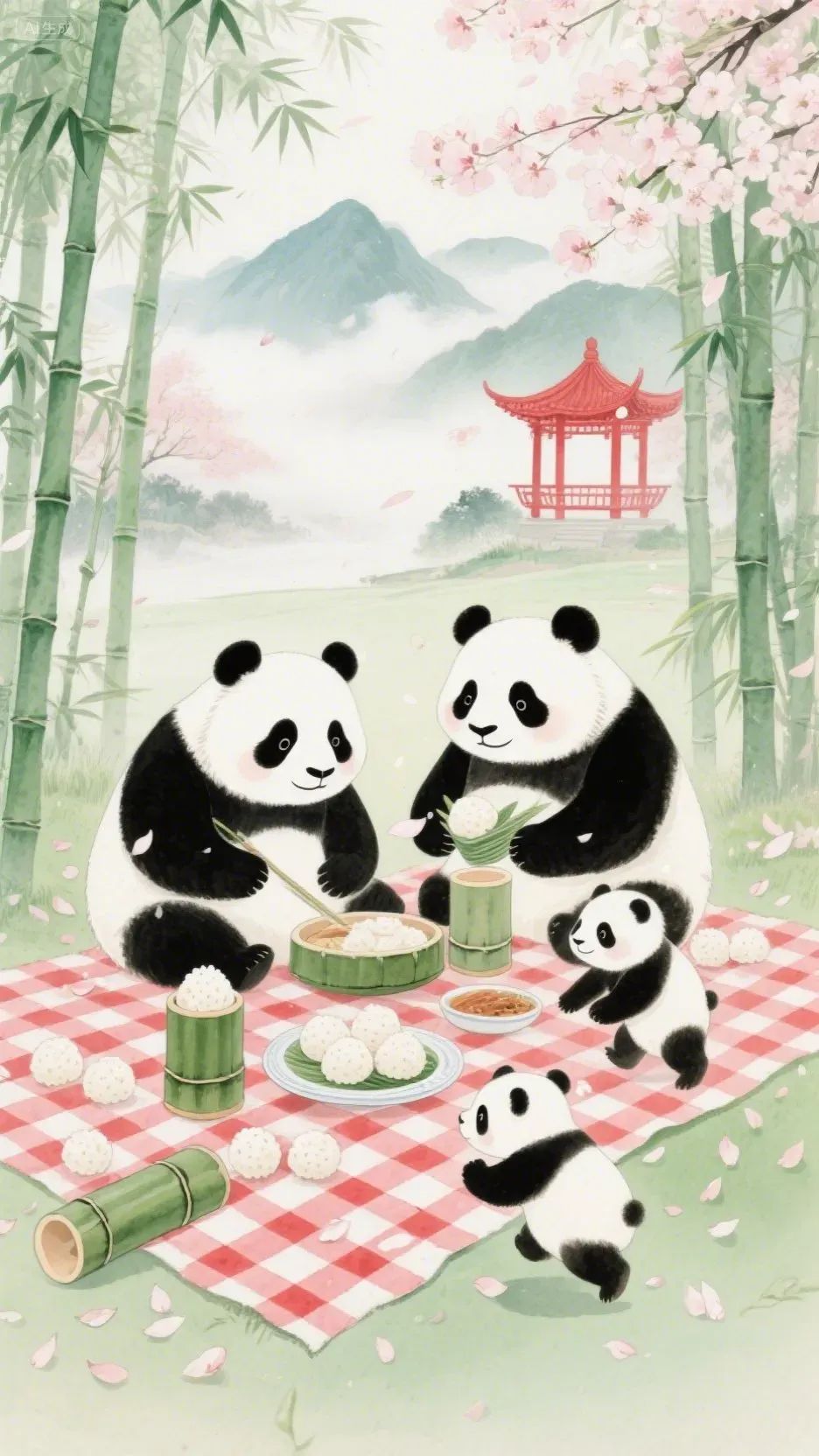 即梦AI画图教程:(一百零七)可爱熊猫