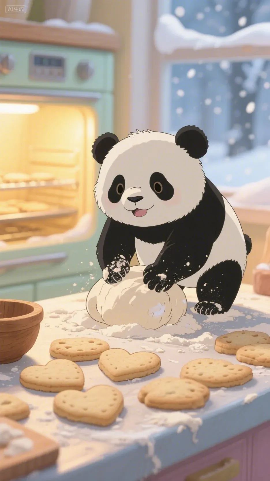 即梦AI画图教程:(一百零七)可爱熊猫