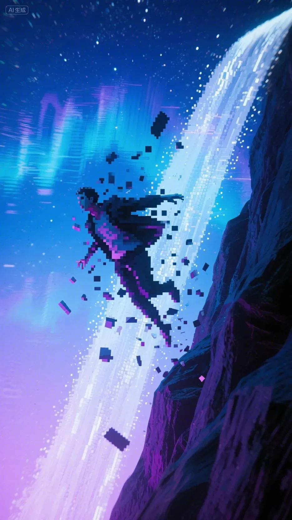 即梦AI画图教程:(一百一十四)故障艺术肖像