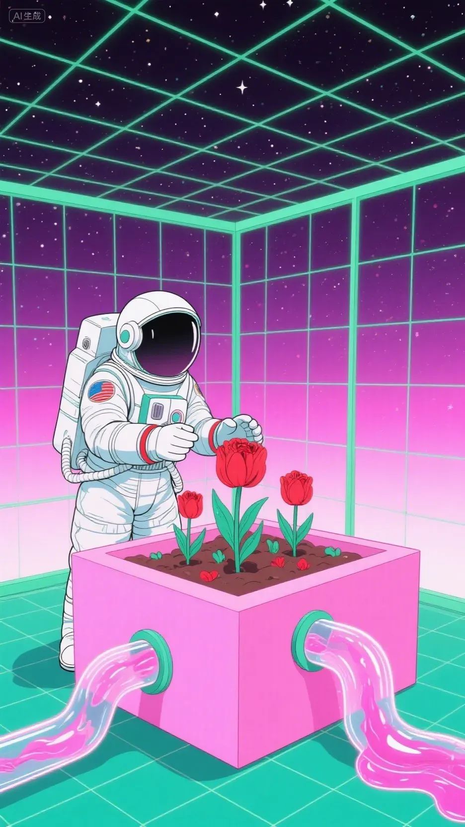 即梦AI画图教程:(一百一十五)孟菲斯风格插画