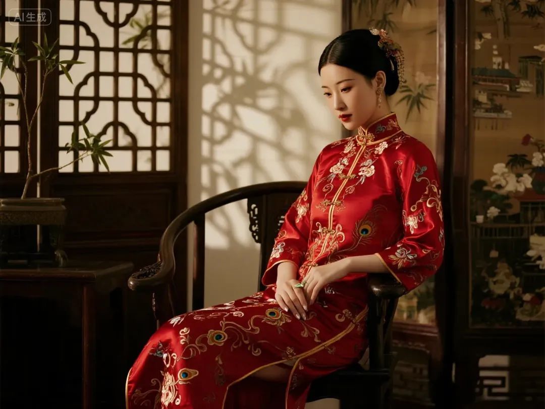 即梦AI画图教程:(九十八)色彩搭配——中国红与雌黄