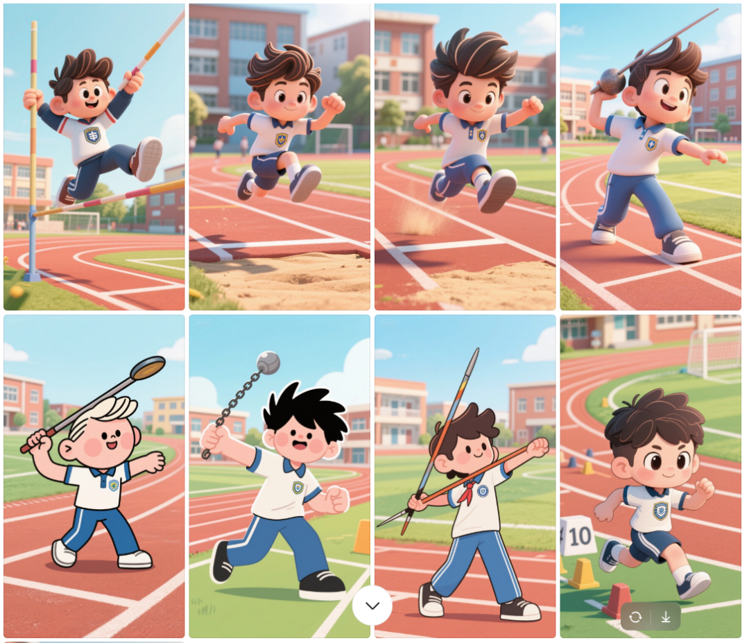 老师们，下学期“卷”起来，让豆包生成我们的班徽和吉祥物