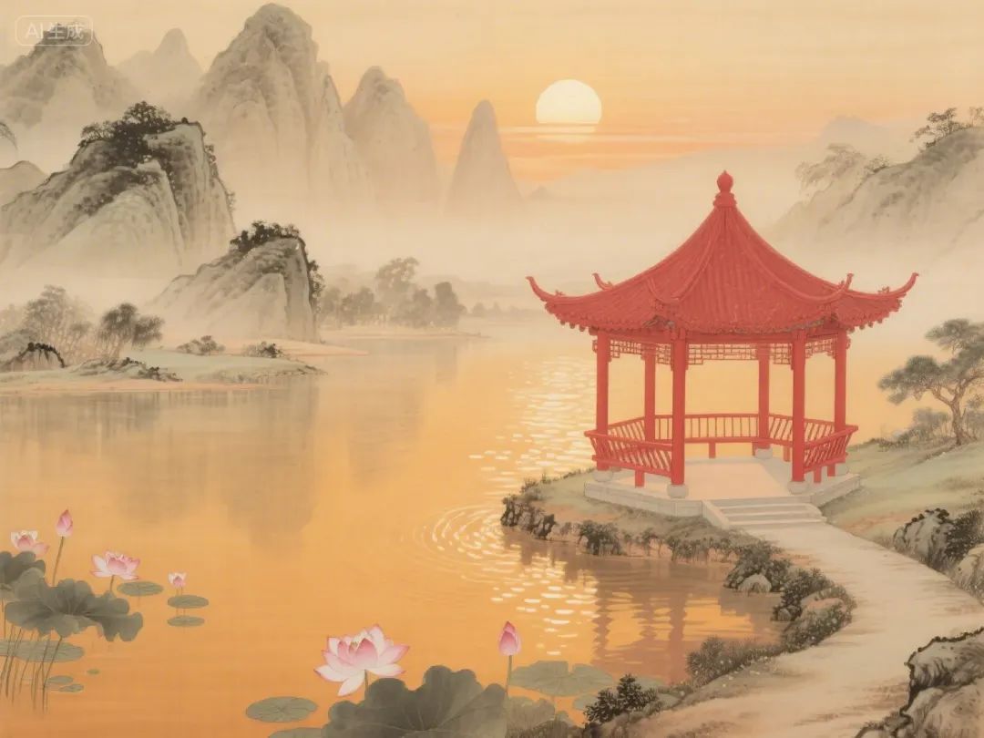 即梦AI画图教程:(九十八)色彩搭配——中国红与雌黄