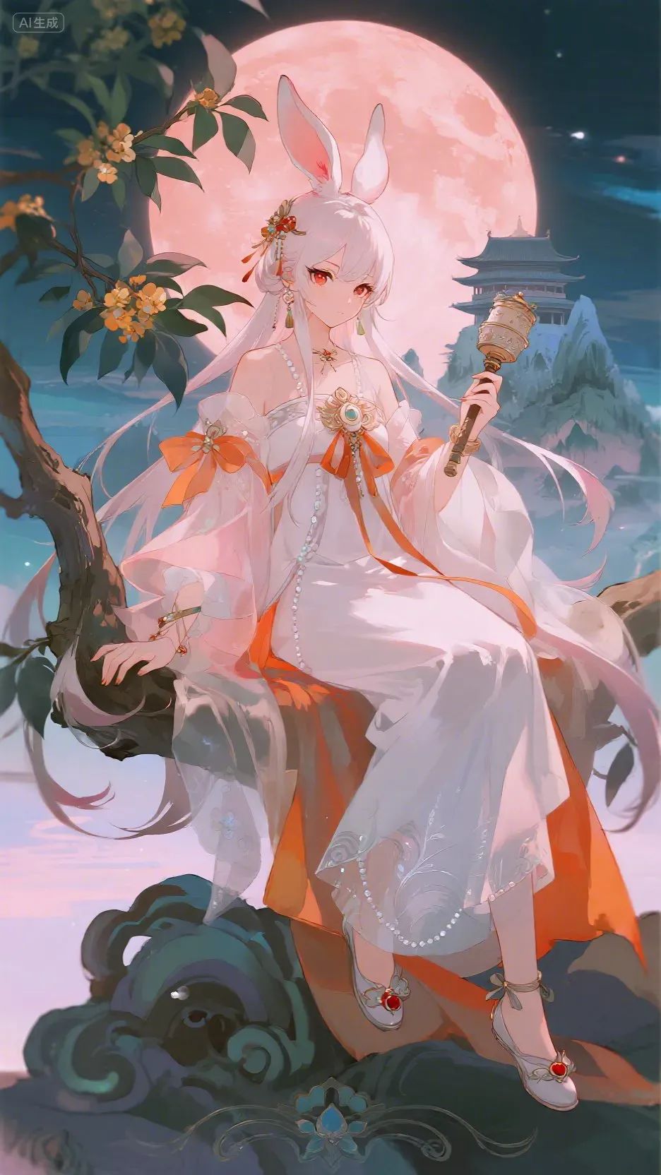 即梦AI画图教程:(一百零九)唯美古风妖怪