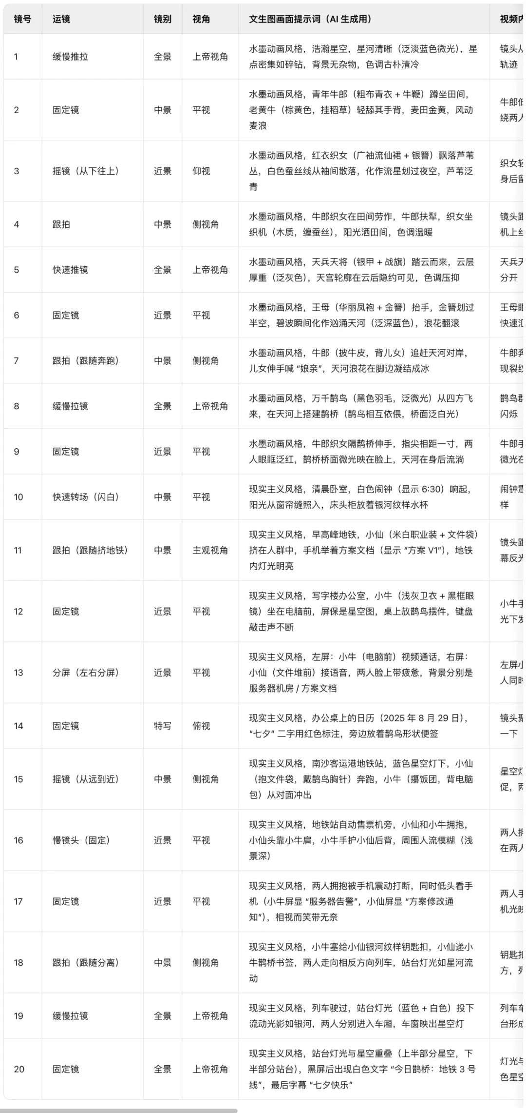二十分钟,AI助你创作剧本《鹊桥·2025》原创视频(手把手教你玩转AI)