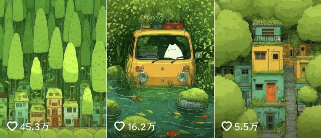 7条作品涨粉4.1万！日式治愈系插画手机版制作教程来了！