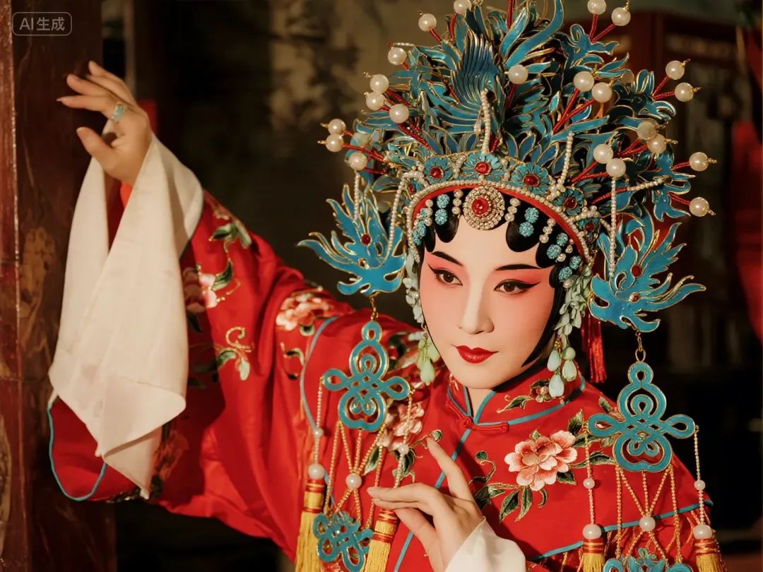 即梦AI画图教程:(九十八)色彩搭配——中国红与雌黄