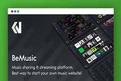 BeMusic3.0.9 – PHP音乐平台系统，音乐共享上传网站源码！