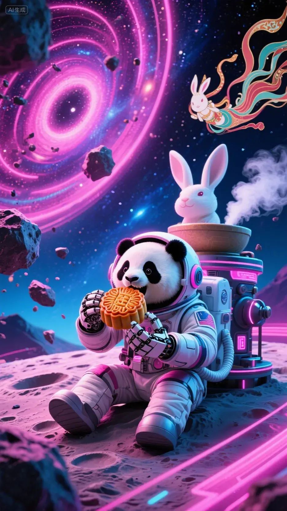 即梦AI画图教程:(一百零七)可爱熊猫