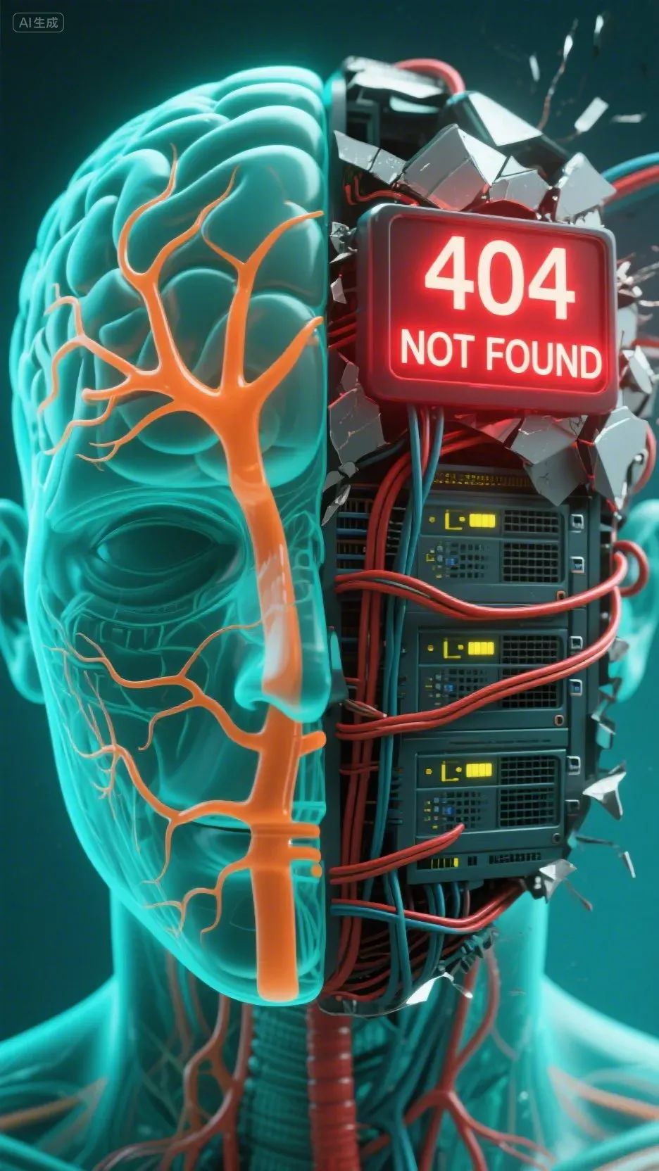 即梦AI画图教程:(一百一十四)故障艺术肖像