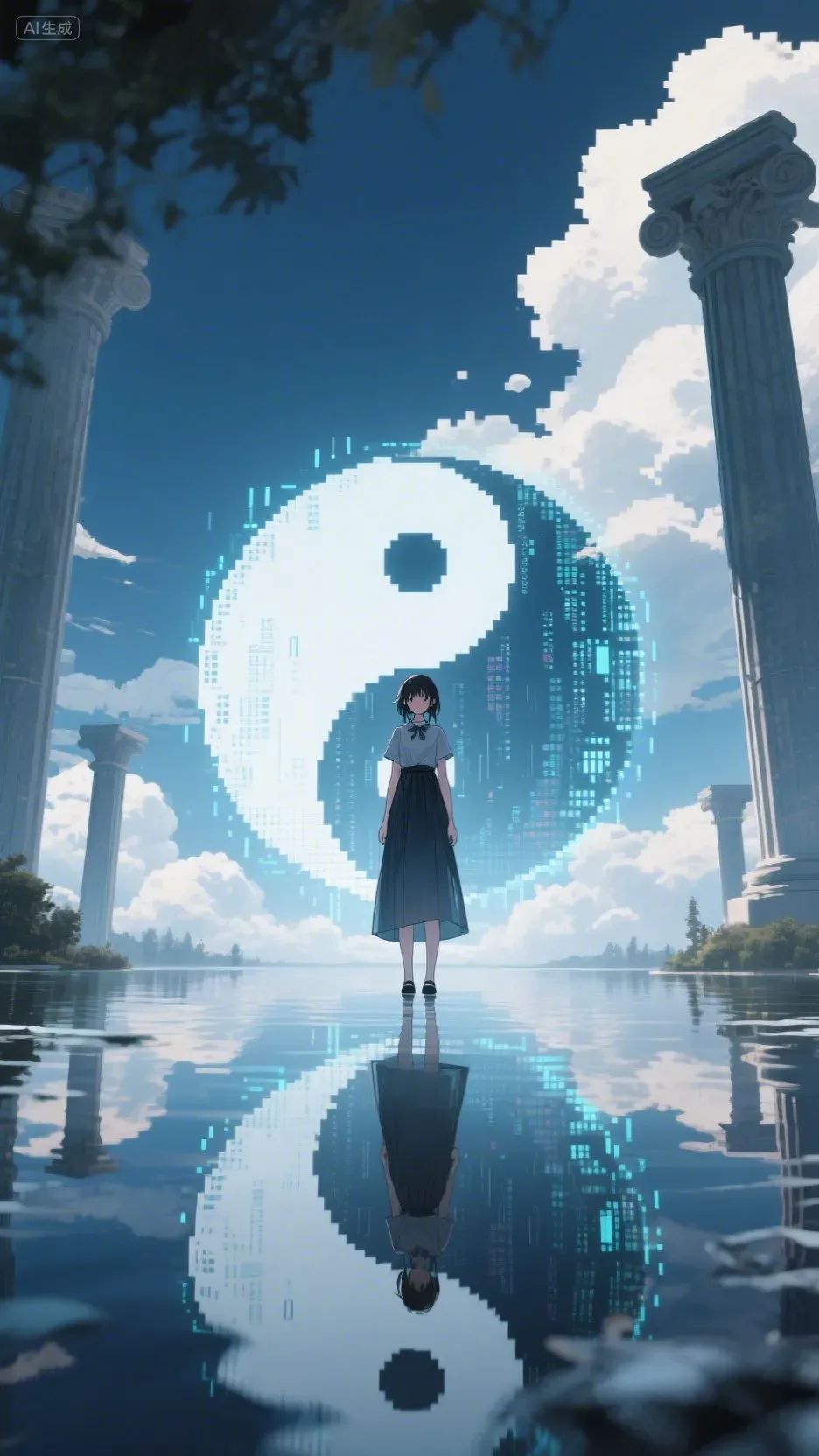 即梦AI画图教程：（一百一十七）蒸汽波复古漫画少女