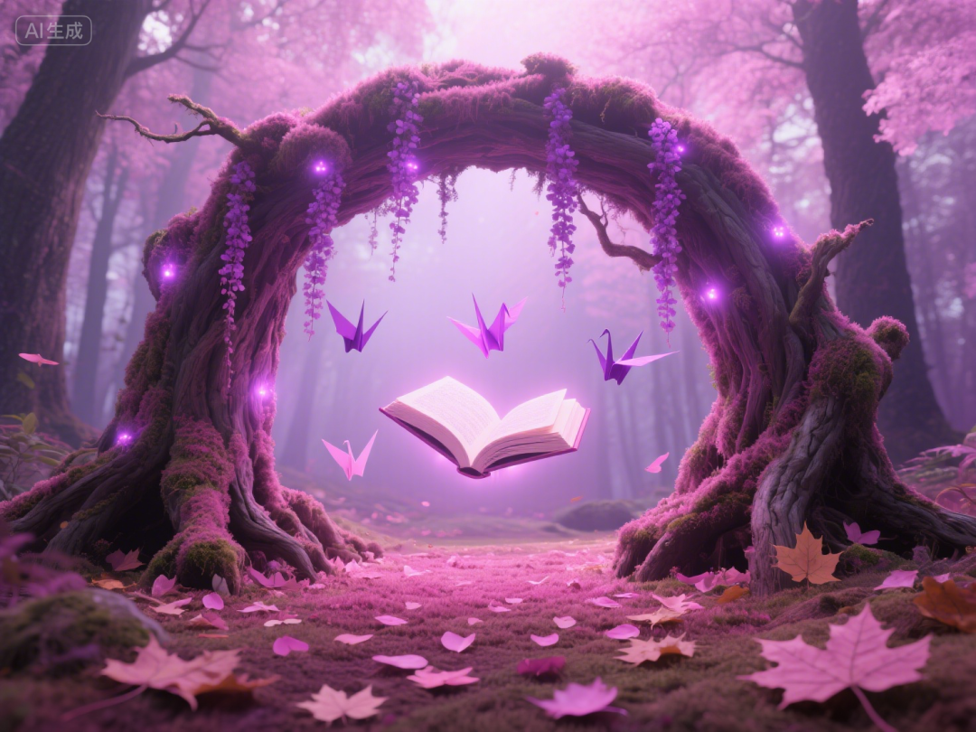 即梦AI画图教程:(一百零三)粉色森林秘境