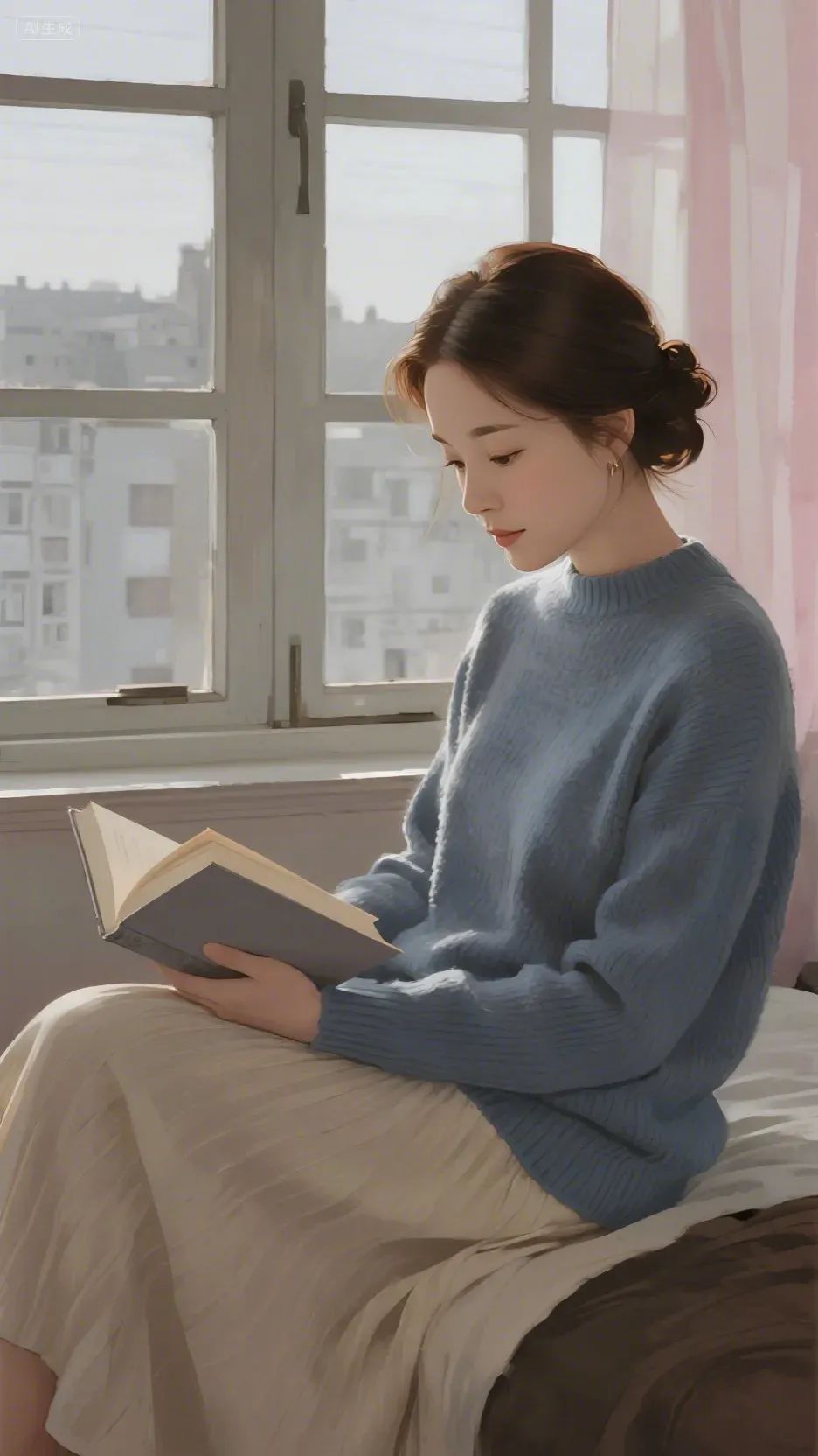 即梦AI画图教程:(一百一十六)莫兰迪色系静谧美学