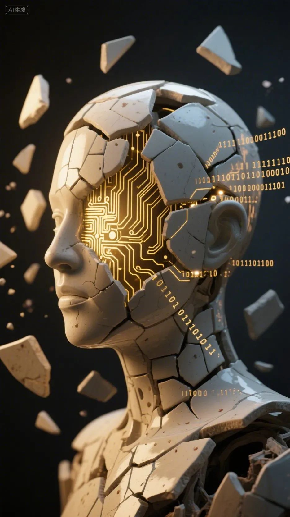 即梦AI画图教程:(一百一十四)故障艺术肖像