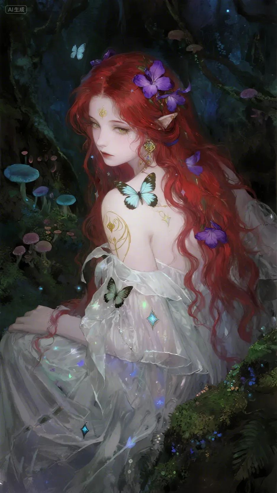 即梦AI画图教程:(一百零九)唯美古风妖怪