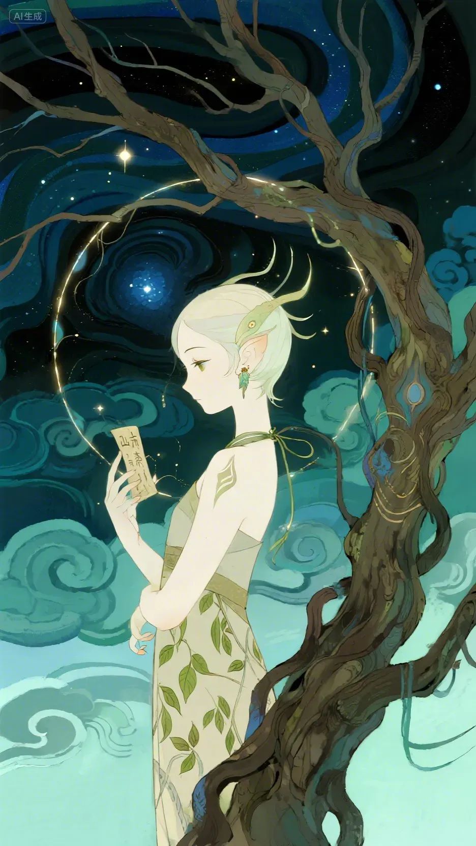 即梦AI画图教程:(一百零九)唯美古风妖怪