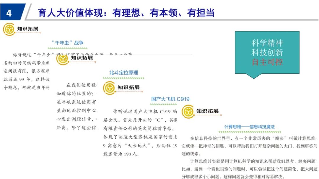 信息科技必学！于颖：从知识到素养，义教信息科技教材的设计与实施