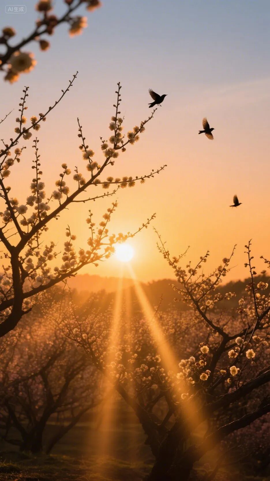 即梦AI画图教程:(一百二十七)梅花绘画创作指南