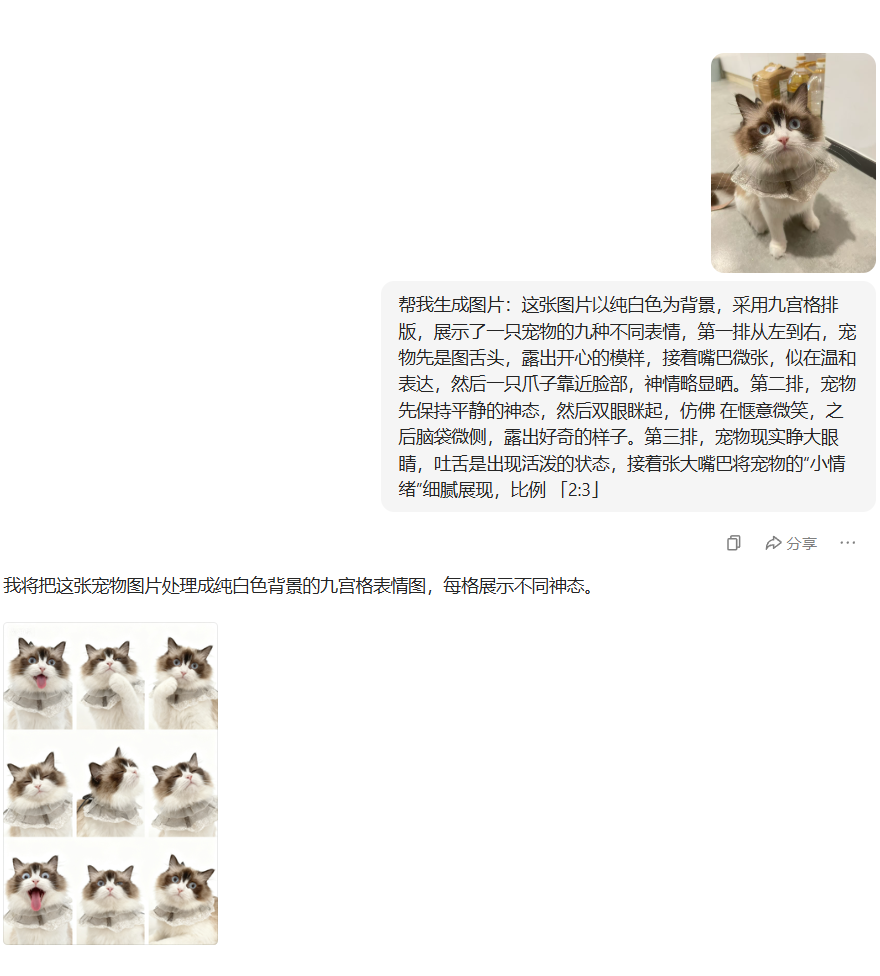 谁家的小猫还没有九宫格的表情包啊?提示词来啦!
