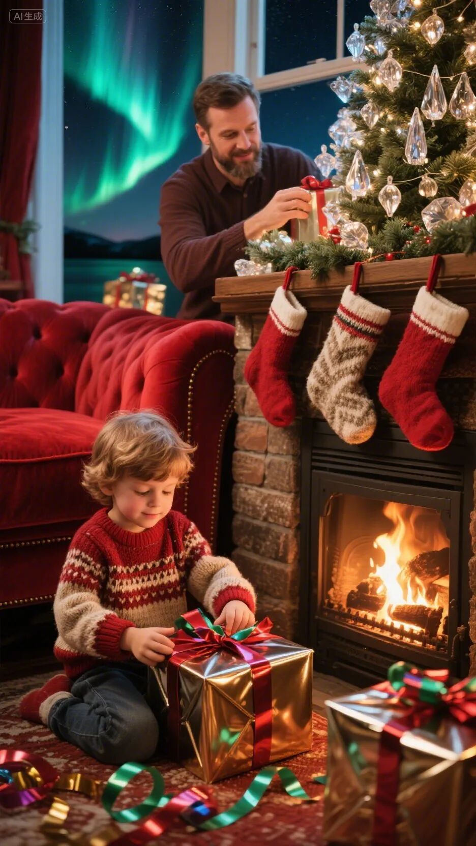 即梦AI画图教程:(一百二十一)亲子时光