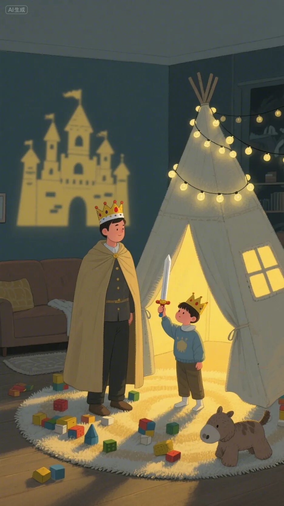 即梦AI画图教程:(一百二十一)亲子时光