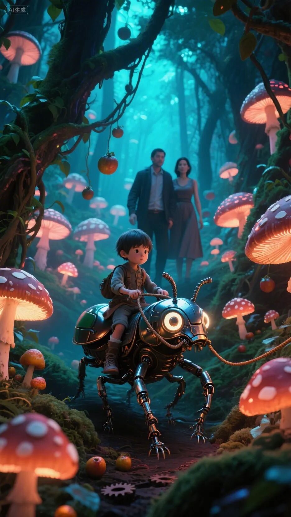 即梦AI画图教程:(一百二十一)亲子时光