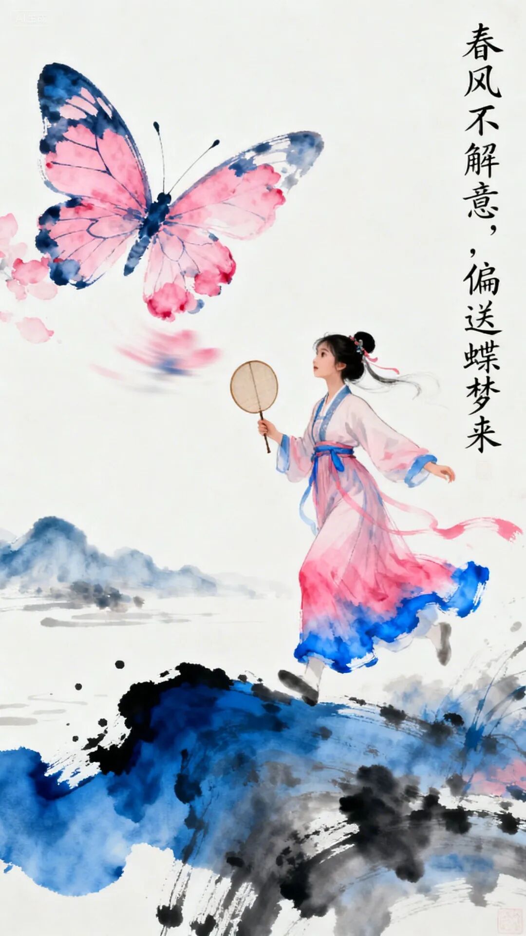 即梦AI画图教程:(一百三十四)粉色浪漫