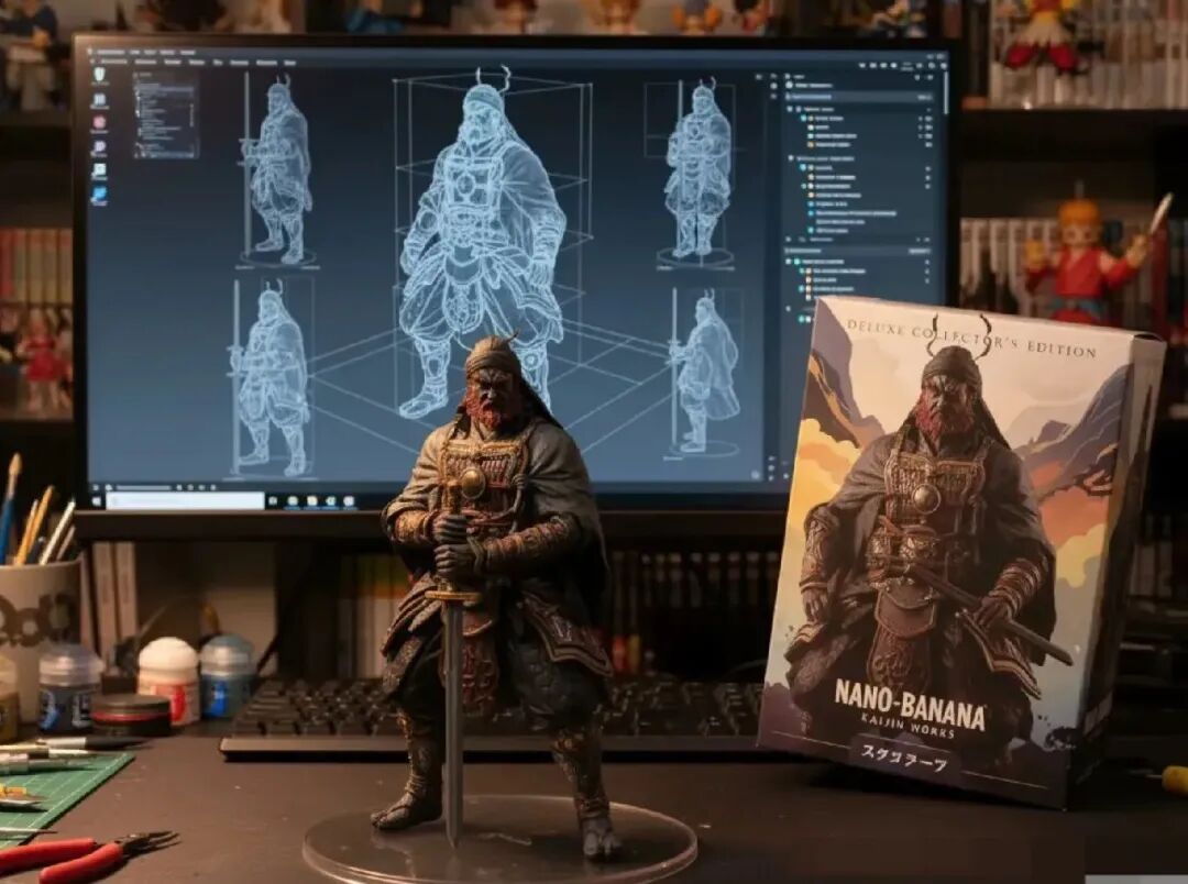 五分钟，AI助你免费生成Nano Banana爆火手办（手把手教你玩转AI）