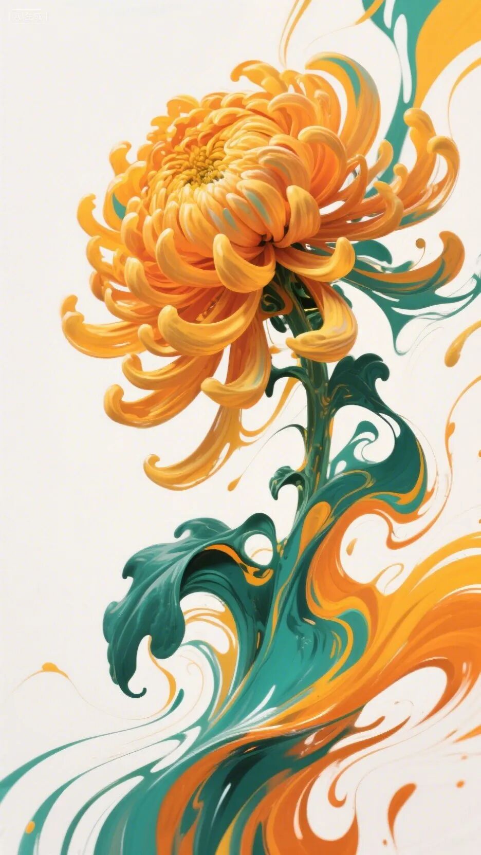 即梦AI画图教程:(一百二十八)菊花绘画创作指南