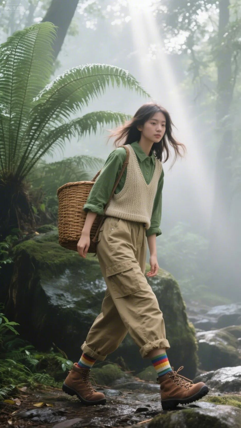 即梦AI画图教程：（一百二十）森系风格穿搭