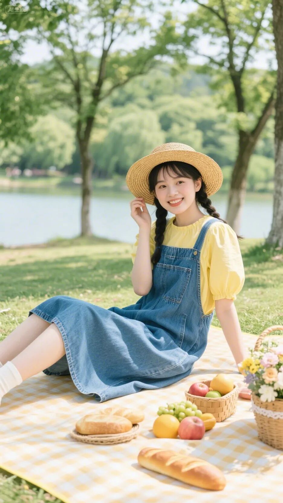 即梦AI画图教程:(一百二十)森系风格穿搭