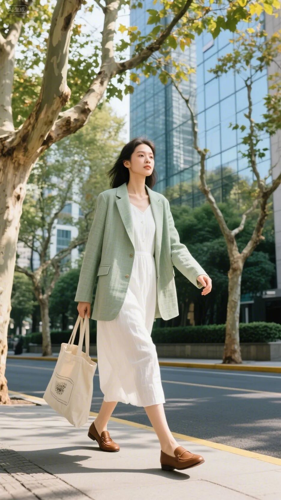 即梦AI画图教程:(一百二十)森系风格穿搭