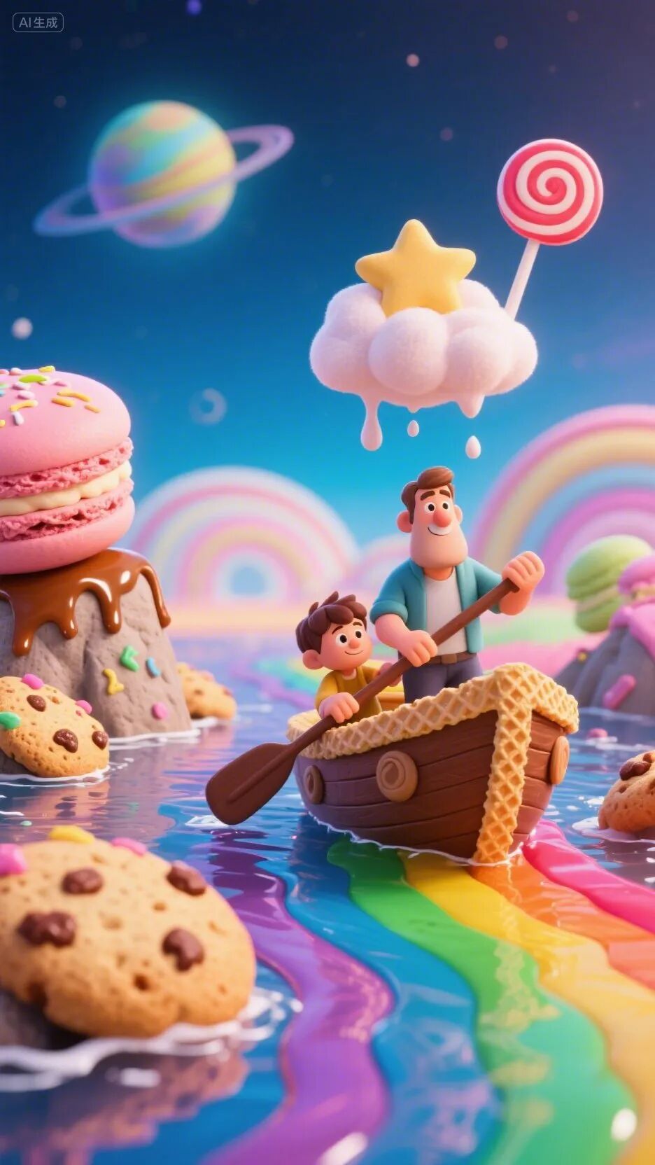 即梦AI画图教程:(一百二十一)亲子时光