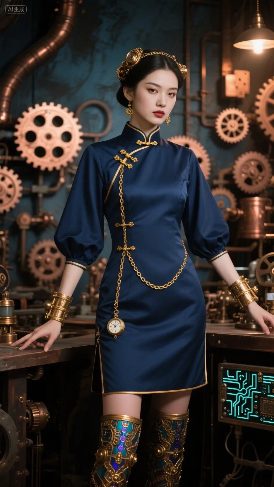 即梦AI画图教程:(一百二十九)旗袍绘制指南