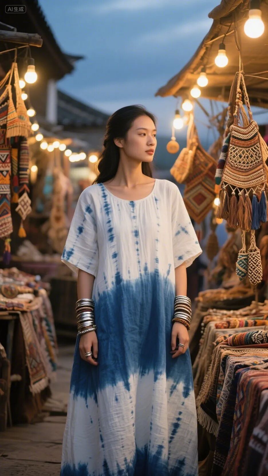 即梦AI画图教程:(一百二十)森系风格穿搭