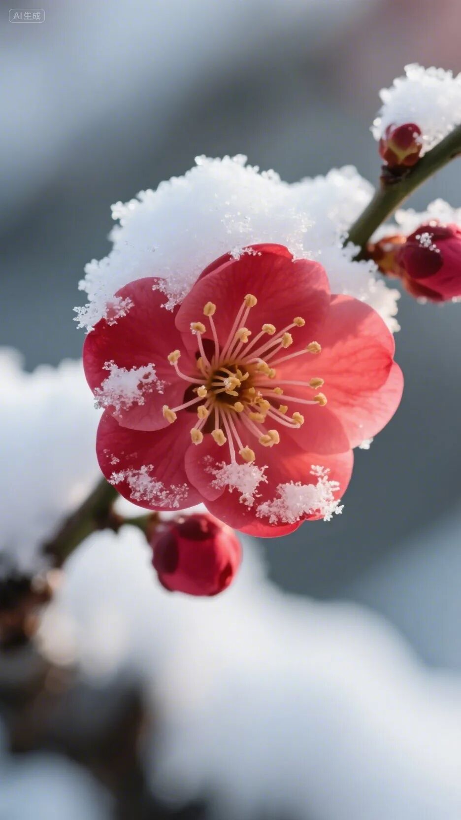 即梦AI画图教程:(一百二十七)梅花绘画创作指南