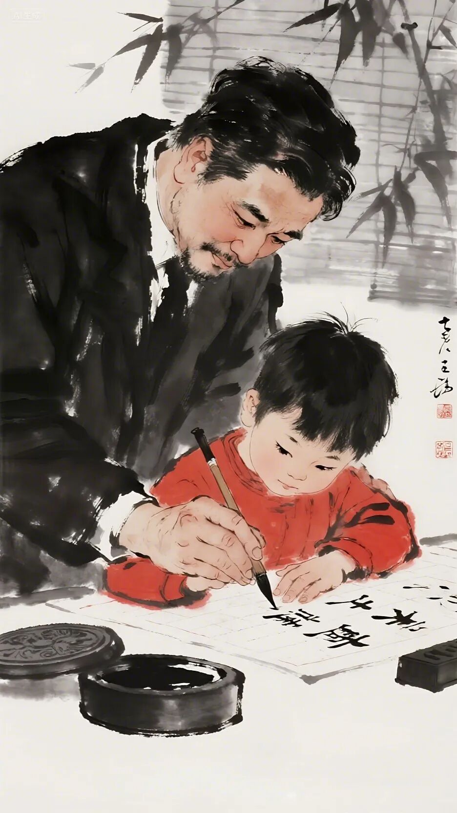 即梦AI画图教程:(一百二十一)亲子时光