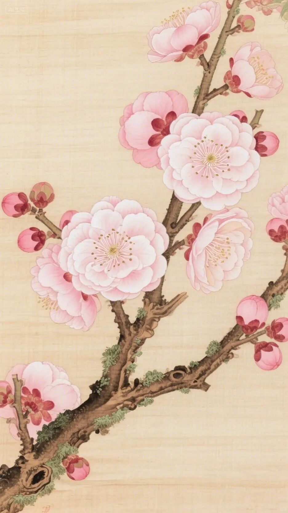 即梦AI画图教程:(一百二十七)梅花绘画创作指南