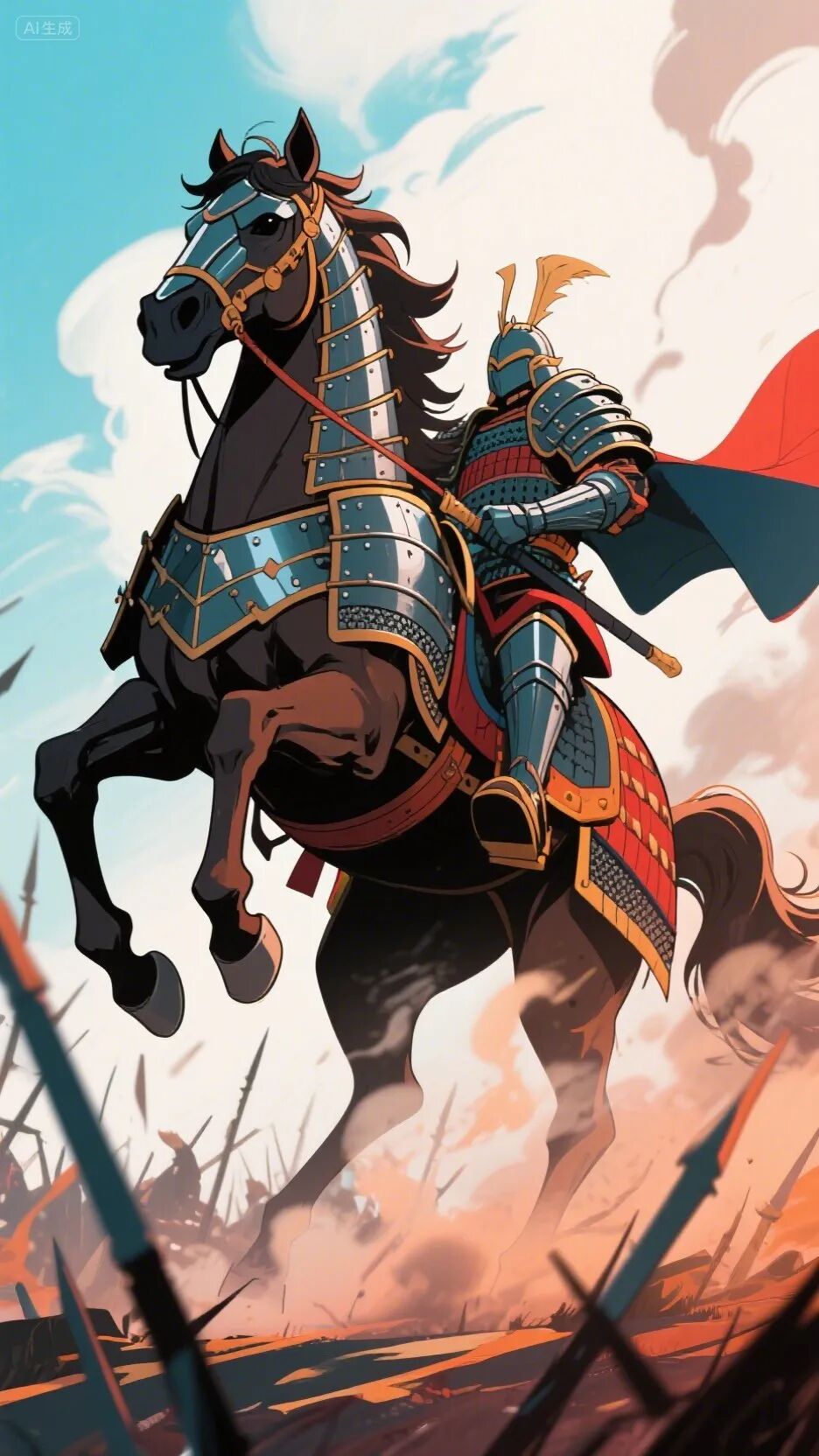 即梦AI画图教程:(一百二十五)马的多种风格绘制指南