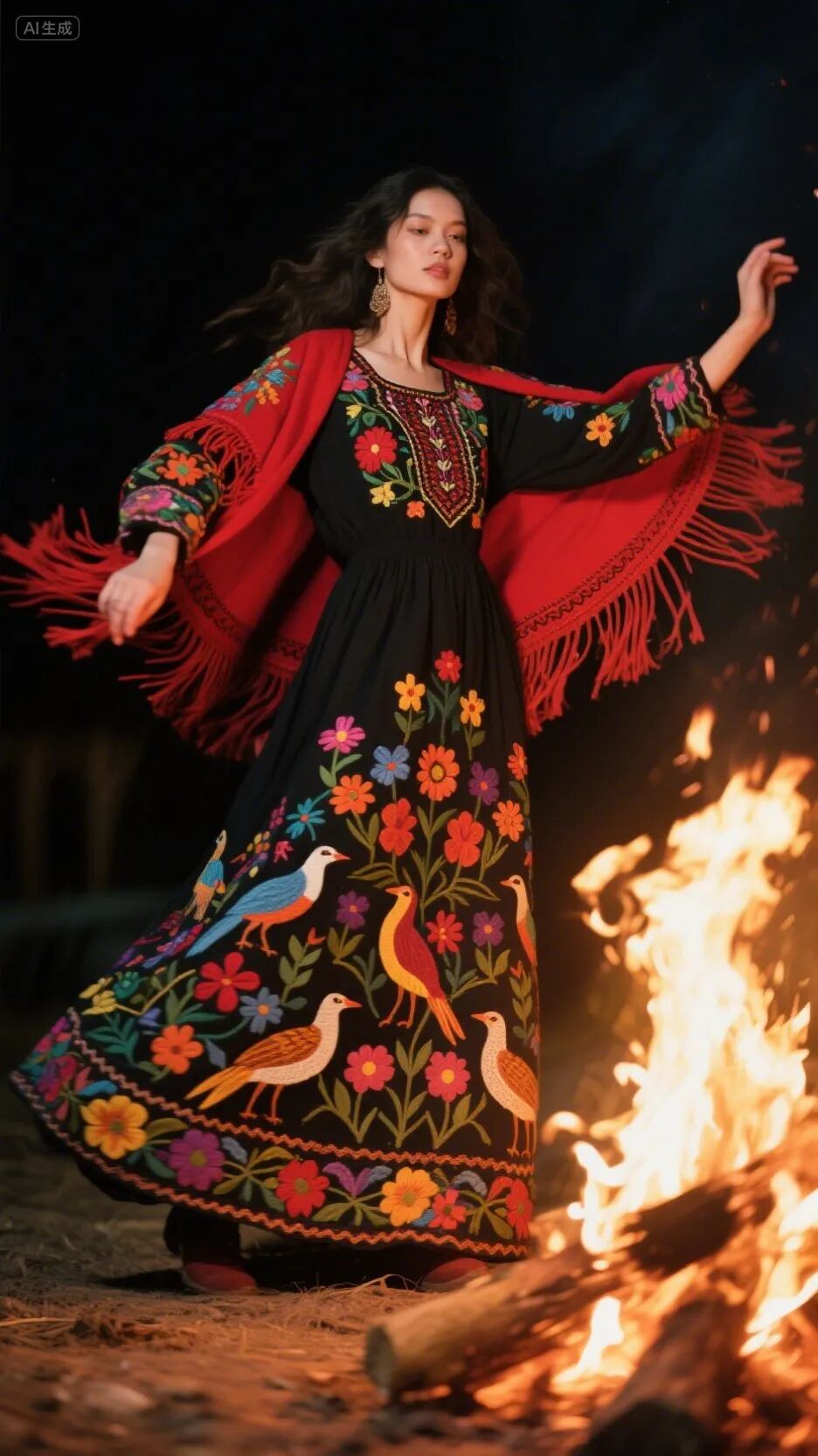 即梦AI画图教程:(一百二十)森系风格穿搭