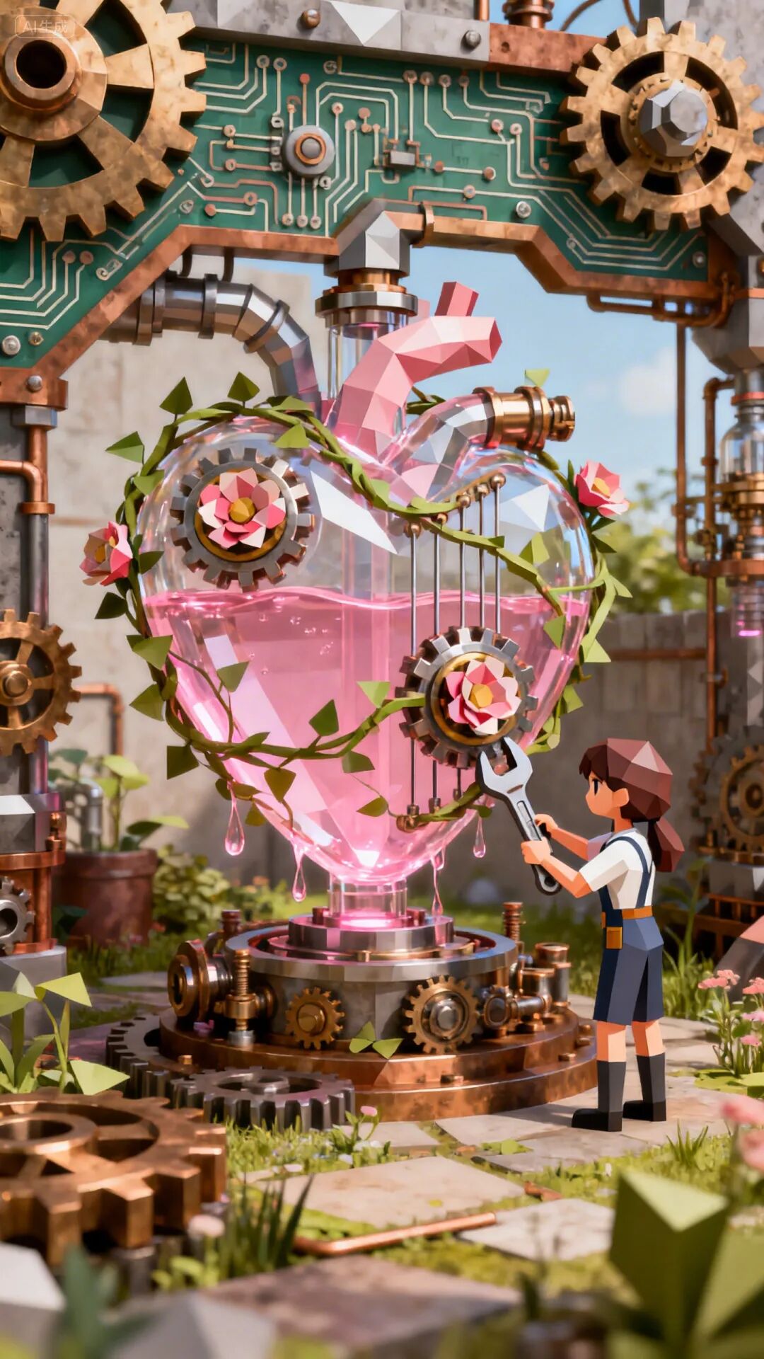 即梦AI画图教程:(一百三十四)粉色浪漫